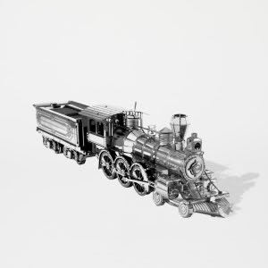 Puzzle 3D en métal Red Dead Redemption II - Train (warehouse 01)